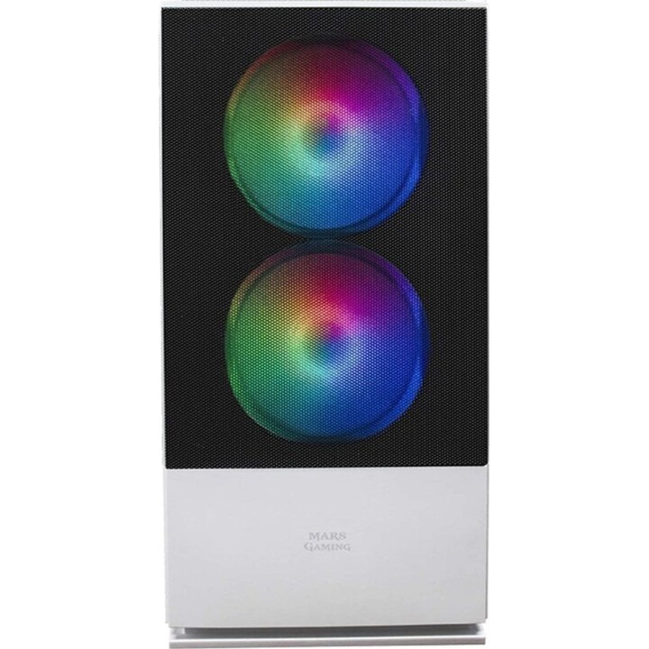 Mars Gaming MCZW/ Case da gioco mini torre bianca