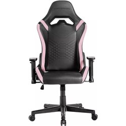 Silla Gamer Mars Gaming Mgcprobpk Negra Con Detalles Rosas, Brazos Regulables En Altura, Reclinable 135º, Cojines Ergonómicos