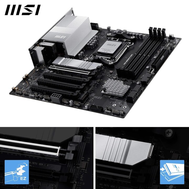 MSI PRO B850M-P WIFI Socket AM5