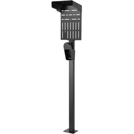 Outdoor-Ständer für EV- und PHEV-Ladegeräte Maclean, Stahl, max. 15 kg, MCE456