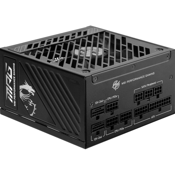 Fonte de alimentação MSI MPG A850GS 850 W PCIE5 80+ Gold (306-7ZPFZ11-CE0)