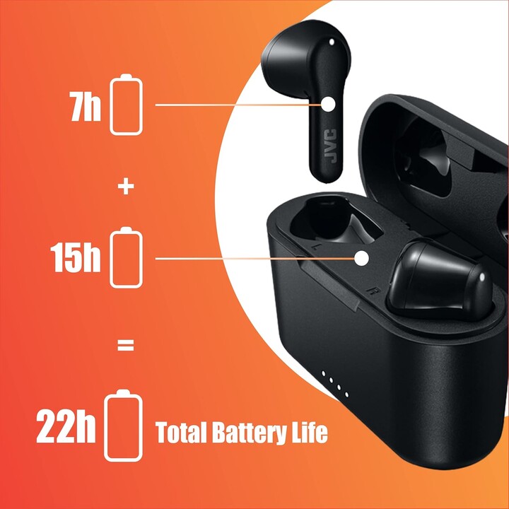Auriculares JVC HAA-3TBU (inalámbrico, en el oido, negro)