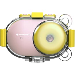 AgfaPhoto Realikids CAM Wasserdichte digitale Sportkamera / 16 MP / Rosa / Inklusive 8GB Micro SD-Karte