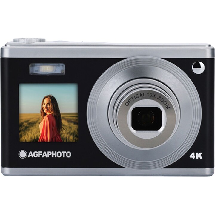 Cámara digital AgfaPhoto Realishot DC9200 Zoom óptico 10X, 24MP, Sensor CMOS