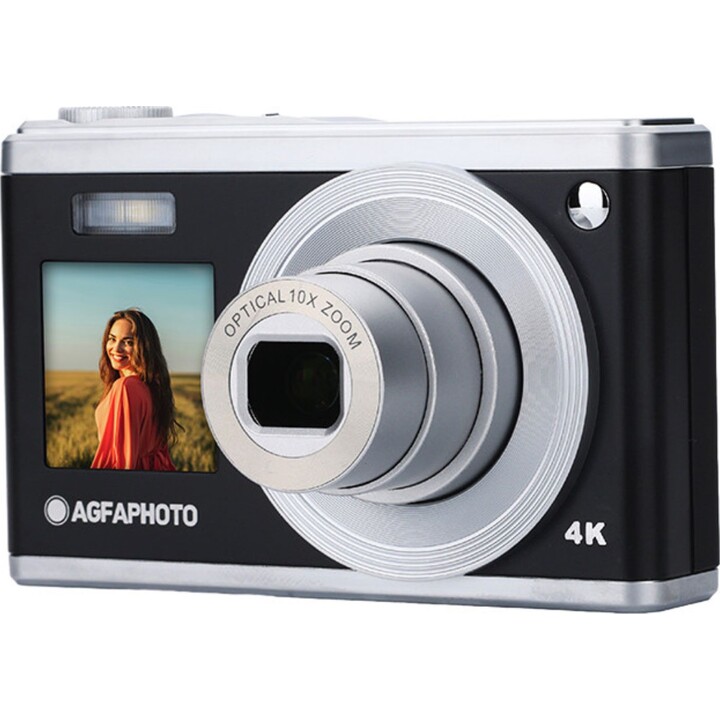 Cámara digital AgfaPhoto Realishot DC9200 Zoom óptico 10X, 24MP, Sensor CMOS