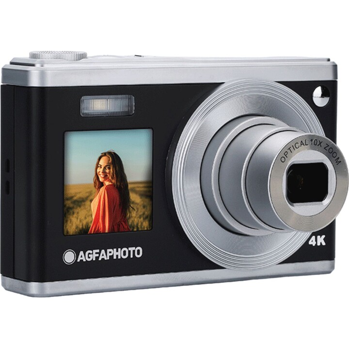 Cámara digital AgfaPhoto Realishot DC9200 Zoom óptico 10X, 24MP, Sensor CMOS
