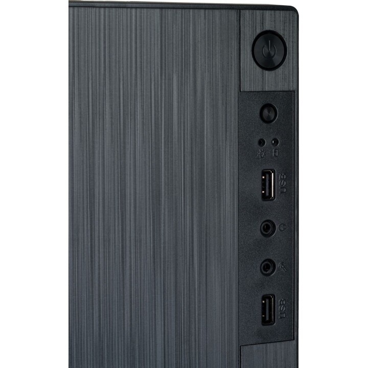 Estojo preto para computador Akyga AK35BK Micro Tower