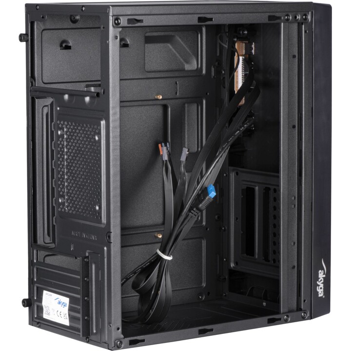 Akyga AK35BK Micro Tower Black Computer Case