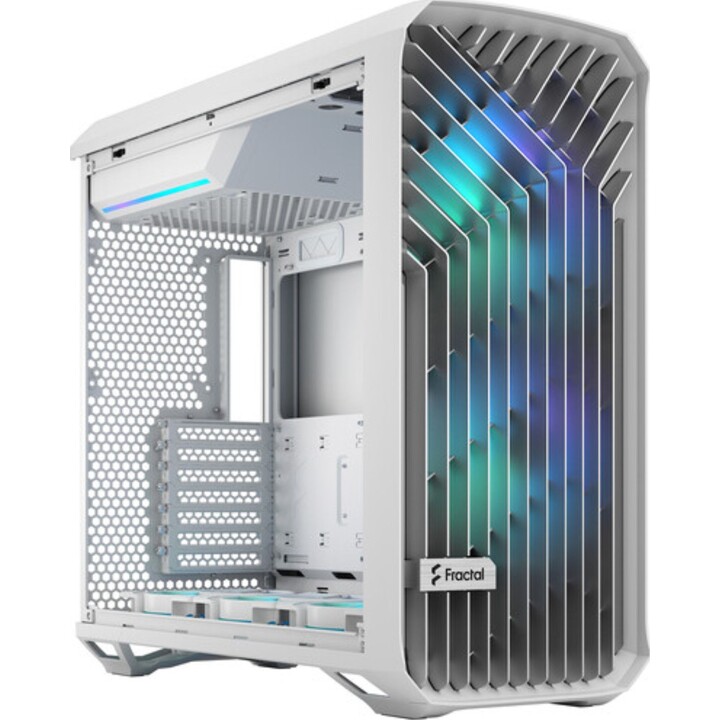 Fractal Design Torrent RGB White TG Clear Tint case ATX bianco