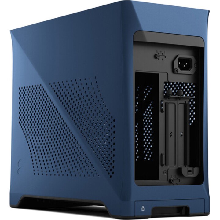 Caja Fractal Design Era 2 Mini-ITX, Azul Medianoche, Marco de aluminio y acero