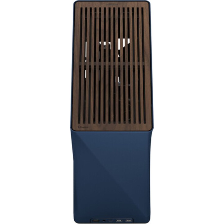 Caja Fractal Design Era 2 Mini-ITX, Azul Medianoche, Marco de aluminio y acero