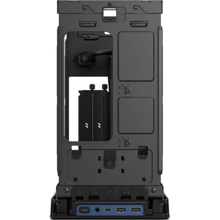 Caja Fractal Design Era 2 Mini-ITX, Azul Medianoche, Marco de aluminio y acero