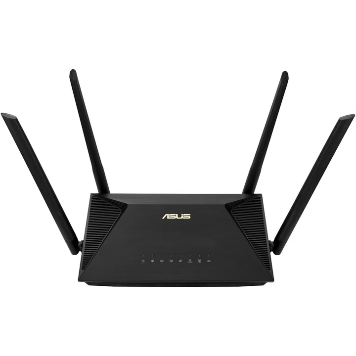 ASUS RT-AX53U wireless router Gigabit Ethernet Dual-band (2.4 GHz / 5 GHz) Black