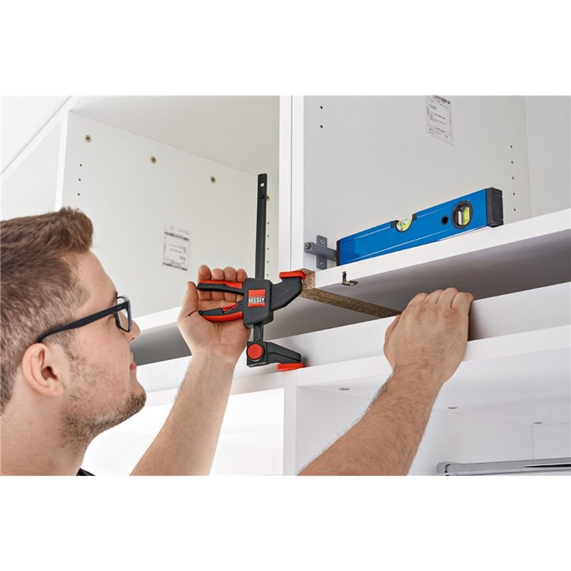 Abrazadera BESSEY EZXL90-9, abrazadera F, 90 cm, negra, naranja
