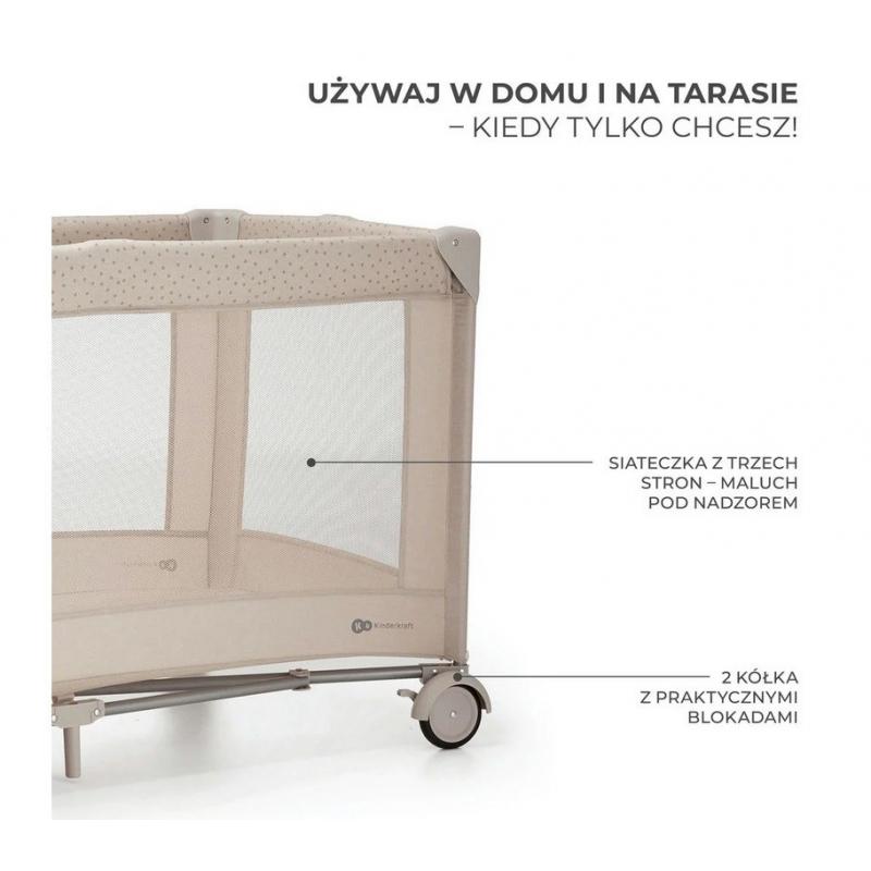 Cuna de viaje Kinderkraft Joy 2 beige