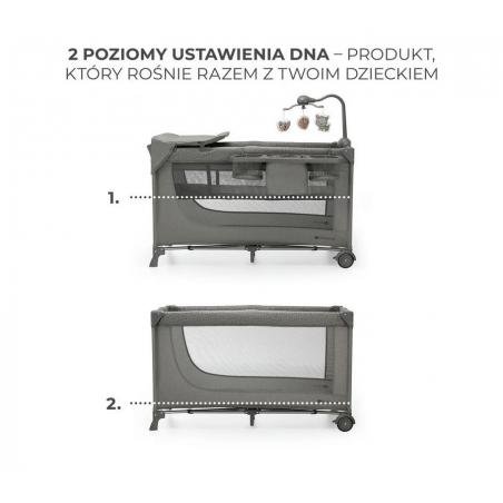 Cuna de viaje KinderKraft JOY 2 DARK GREY
