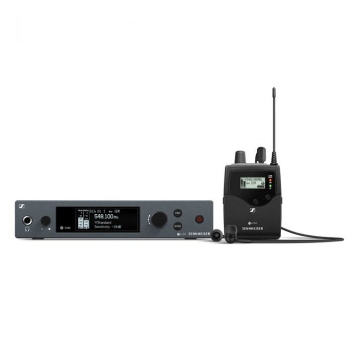 Sennheiser EW IEM G4-A - Juego de retroalimentación de audio (escucha escénica) 516-558 MHz