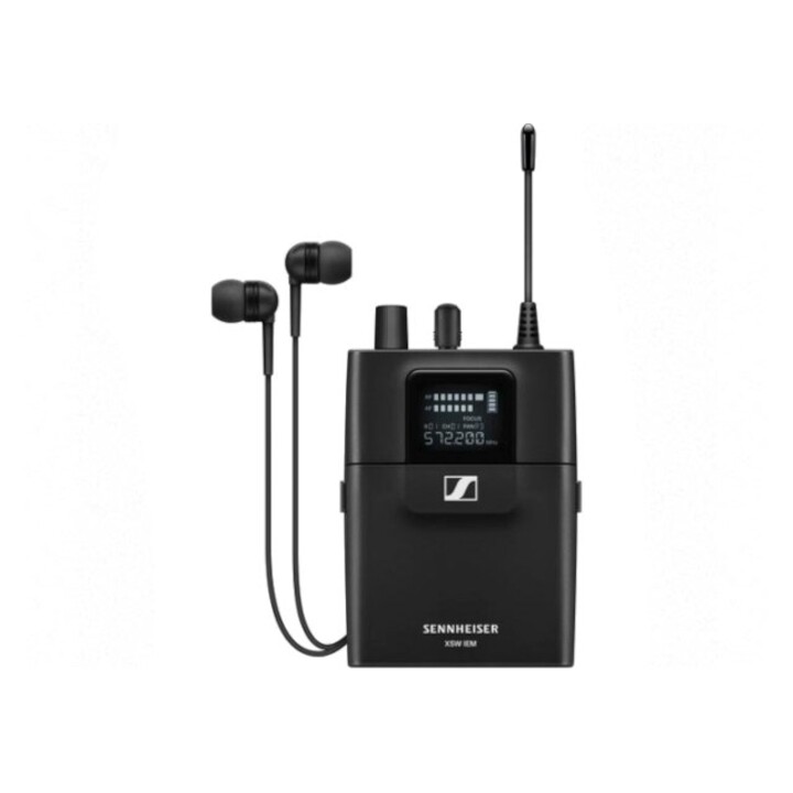 Sennheiser XSW IEM SET (A) - Juego de retroalimentación de audio (escucha escénica) 476-500 MHz