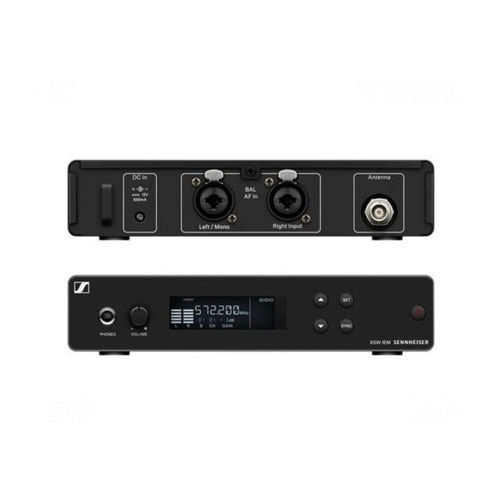 Sennheiser XSW IEM SET (A) - Juego de retroalimentación de audio (escucha escénica) 476-500 MHz