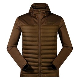 Herren Berghaus Vaskye Hooded Hybrid Jacke Größe L braun