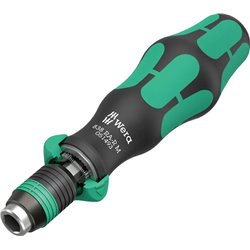 Wera Bits-Handhalter com Ratschenfunktion 1/4". 838 RA-R M