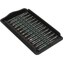 Wera Micro Big Pack 1 Juego de destornilladores para ingeniería eléctrica y de precisión, 25 piezas