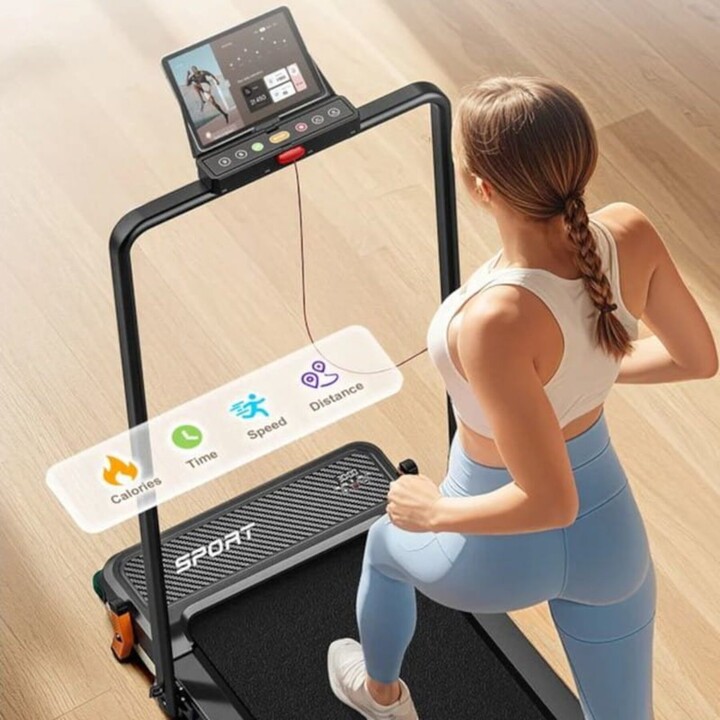 Tapis de course pliable double face Akluer 520B