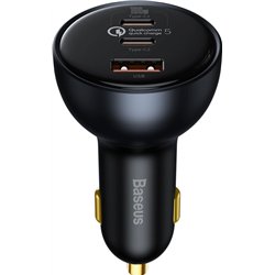 Baseus Qualcomm 160W - Cargador de coche 2xUSB-C 1xUSB-A