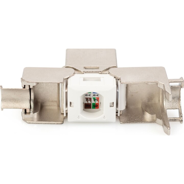CAT 6A Keystone Jack - Shielded - 48 pcs - toolfree connection