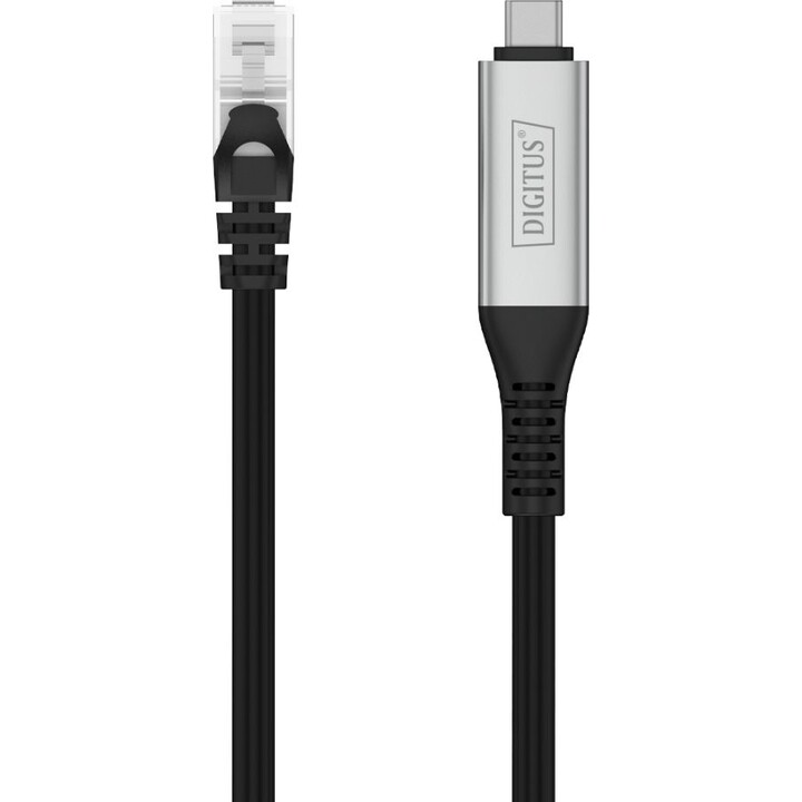 CAT 6A S/FTP Cable - USB-C to RJ45 - 1 Gbit/s - 2m USB 3.2 Gen1 - LSZH Jacket