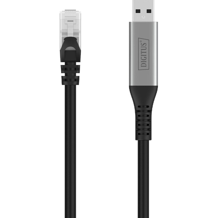CAT 6A S/FTP Cable - USB-A to RJ45 - 1 Gbit/s - 3m - USB 3.2 Gen1 - LSZH Jacket