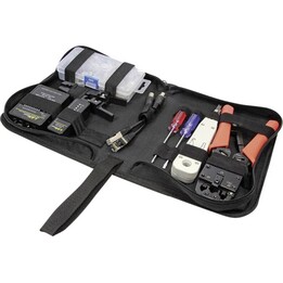 Ensemble d'outils de réseautage Logilink avec outil de réseau de sacs