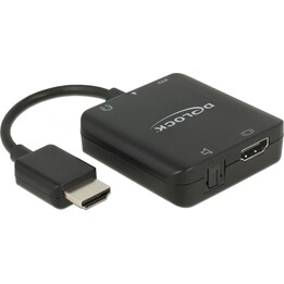 DELOCK 63276 extracteur audio HDMI compact noir