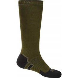 Chaussettes Bridgedale Stormsock à membrane épaisse au niveau du genou - Olive/Noir
