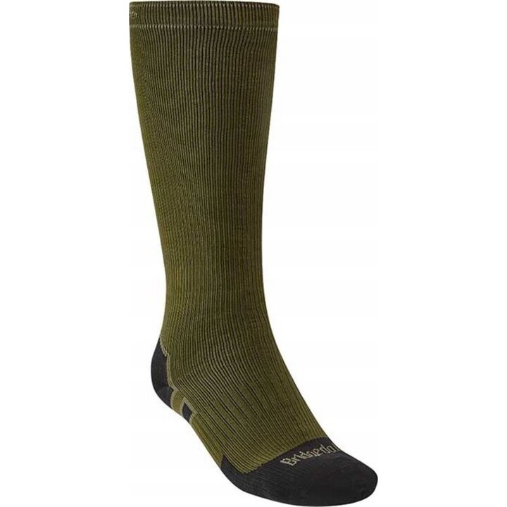 Calcetines de membrana Bridgedale Stormsock Heavy Knee - Verde oliva/negro