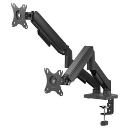 Savio UM-04 Spring-Loaded Dual Monitor Desk Mount 17″–32″