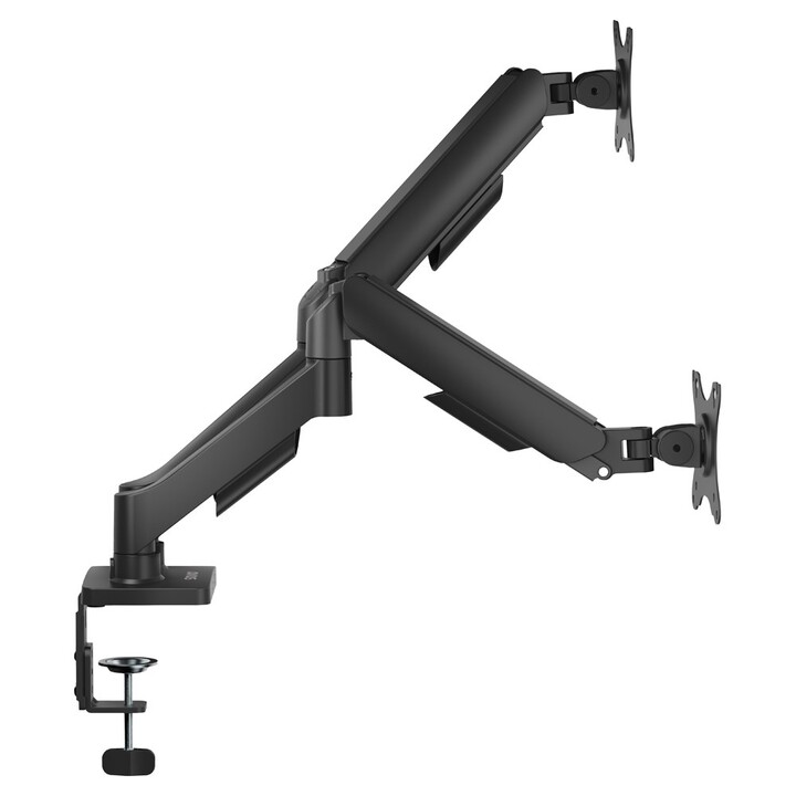 Savio UM-04 Spring-Loaded Dual Monitor Desk Mount 17″–32″