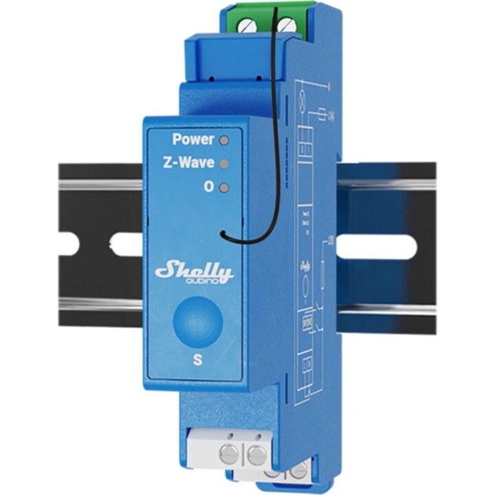 Shelly Relais "Wave Pro 1" max 16A Z-Wave DIN-Schiene