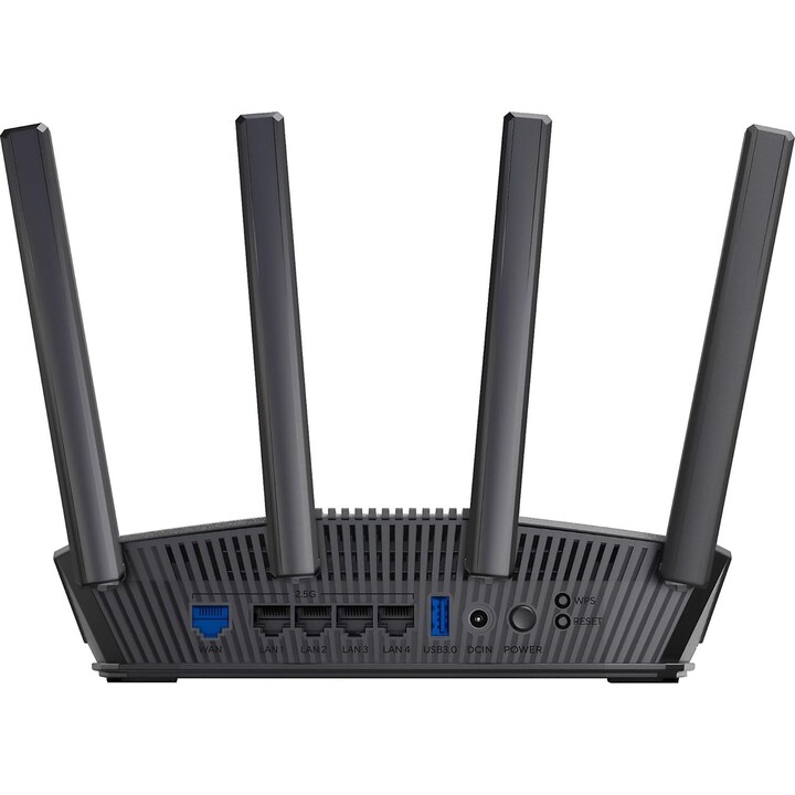 ASUS RT-BE82U BE6500 WLAN-Router 2.5 Gigabit Ethernet Dual-Band (2,4 GHz/5 GHz) Schwarz