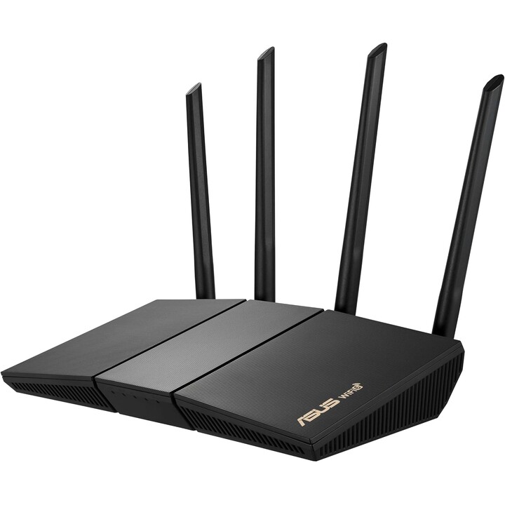 ASUS RT-AX57 router sem fios Gigabit Ethernet Dual-band (2,4 GHz / 5 GHz) Preto