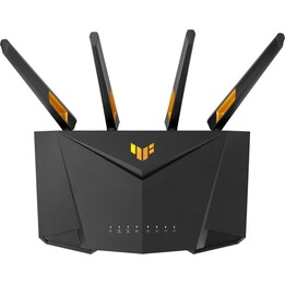 ASUS TUF Gaming AX3000 V2 routeur sans fil Gigabit Ethernet Bi-bande (2,4 GHz / 5 GHz) Noir, Orange