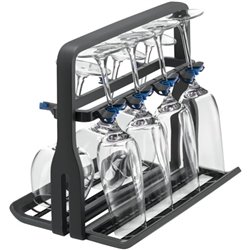 Pieza y accesorio de lavavajillas Electrolux 9029795540 Soporte para vasos de vino Negro