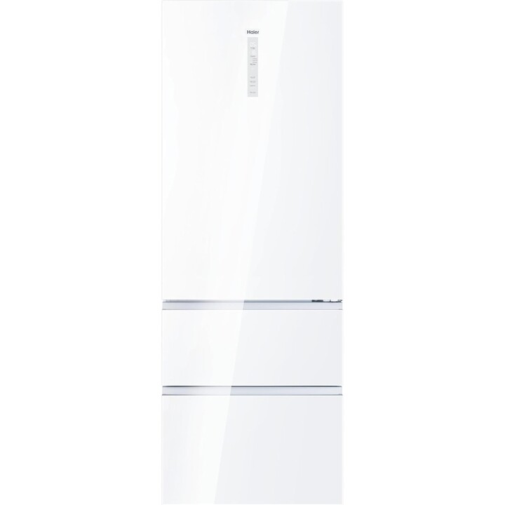 Frigorifero combinato Haier 3D Serie 70 7 70cm 483L Cassetti diretti Platino