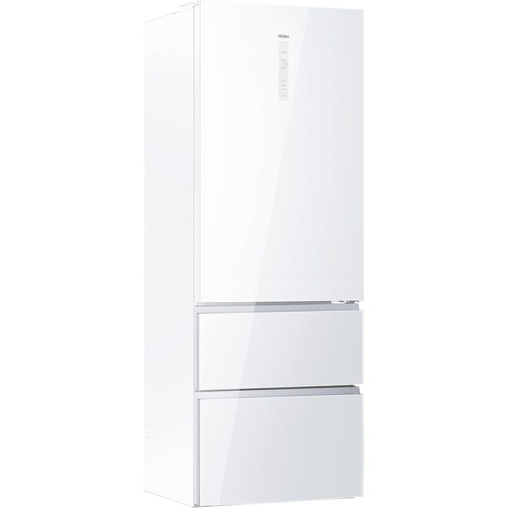 Frigorifero combinato Haier 3D Serie 70 7 70cm 483L Cassetti diretti Platino