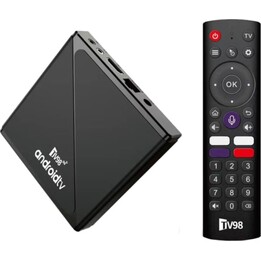 TV98 ATV Pro 8K H313 2GB/16GB Wifi Dual Android 14 Negro - Android TV