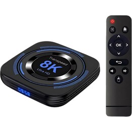 Transpeed 8K H618 4GB/64GB Wifi Dual Android 12 Negro - Android TV
