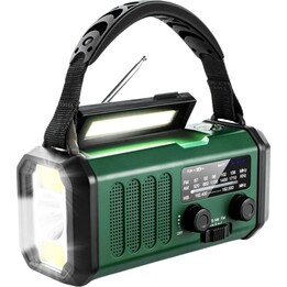 Radio E30 10000 mAh Verde - Radio di emergenza