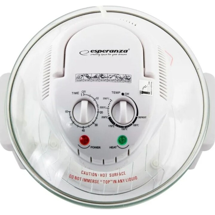 Cuiseur à vapeur électrique Esperanza Eko003 blanc