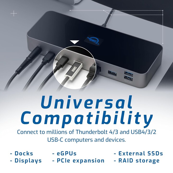 USB4 (40Gb/s) Active Optical Cable 3.0m (10ft) - Black