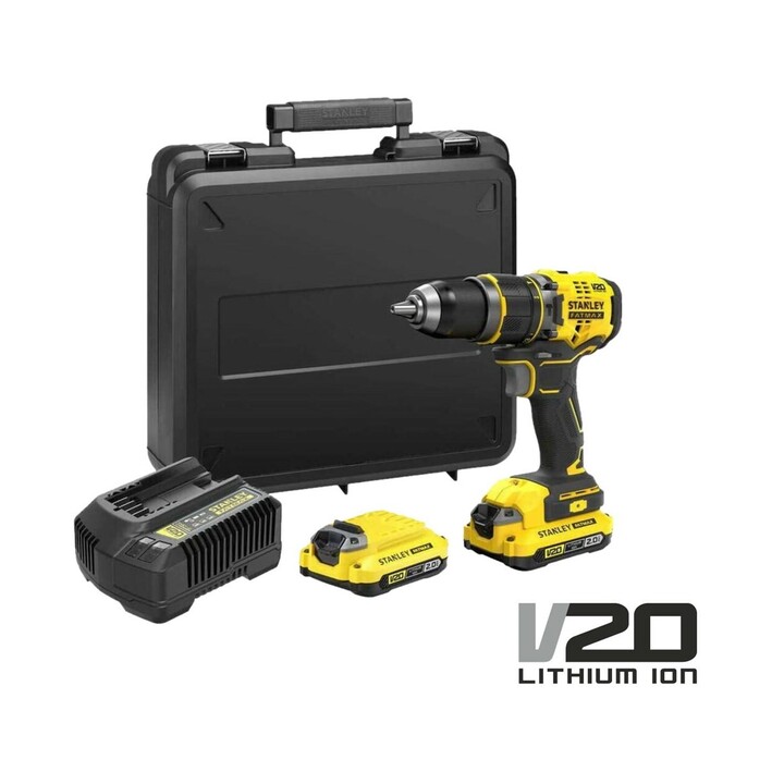 Trapano a batteria STANLEY SFMCD721D2K 18V